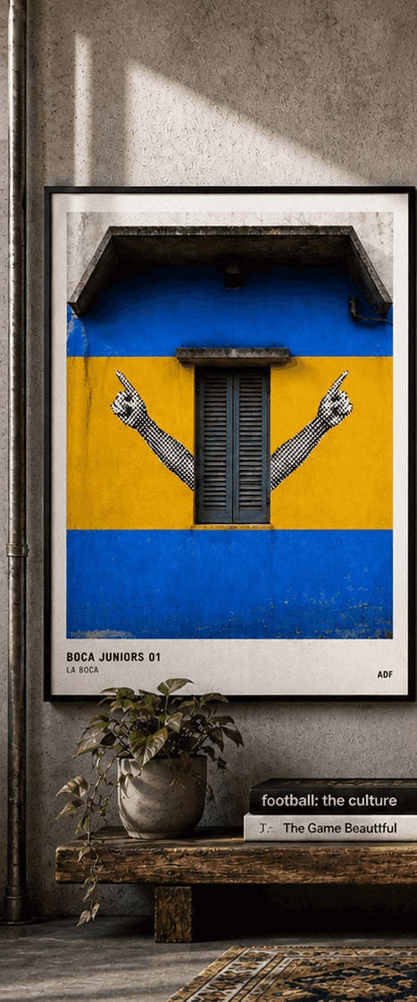Boca Juniors series print — La Boca, Buenos Aires